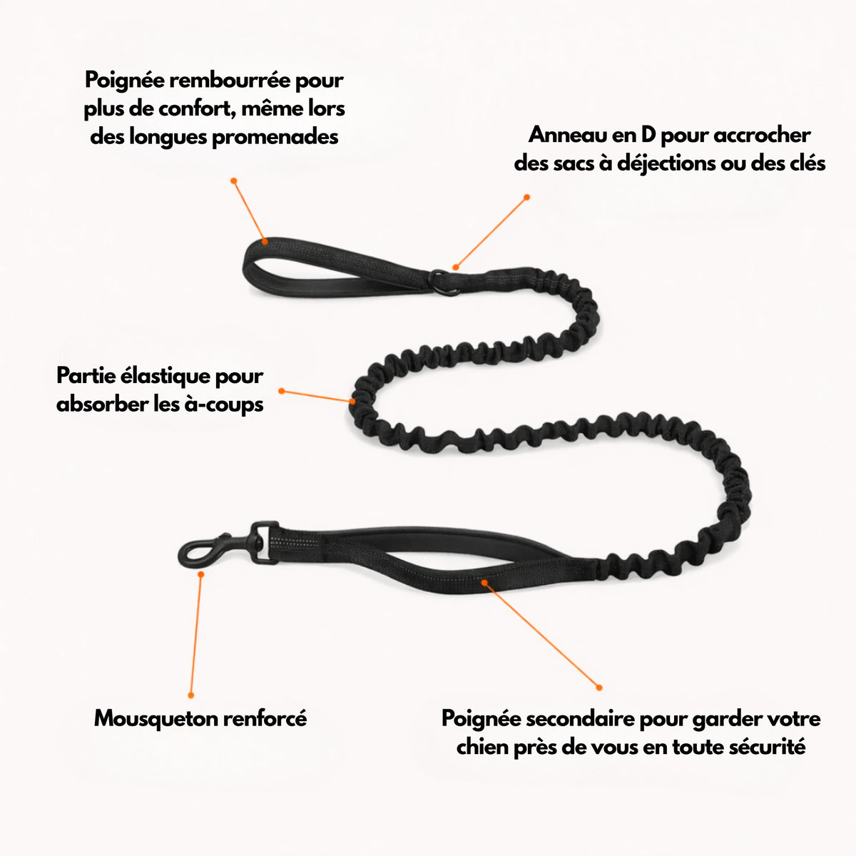 Harnais anti-traction pour chien Selorie